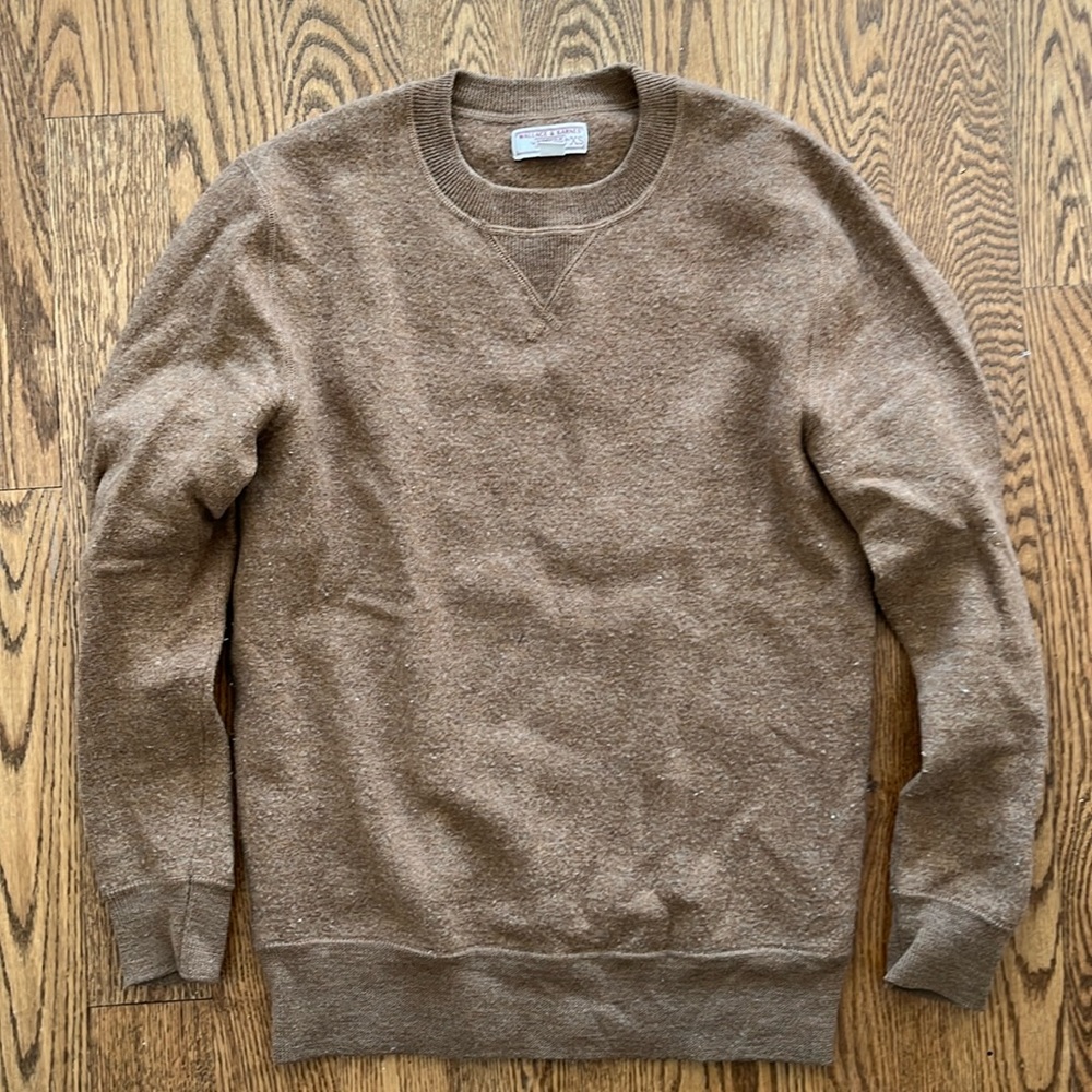 Wallace & Barnes Boiled Merino Wool Sweatshirt